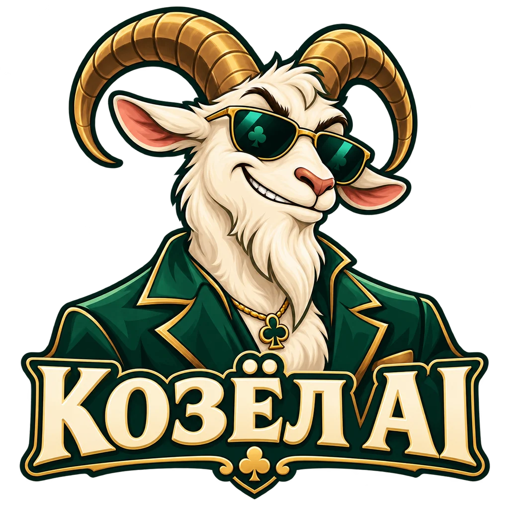 Козёл в очках — маскот игры